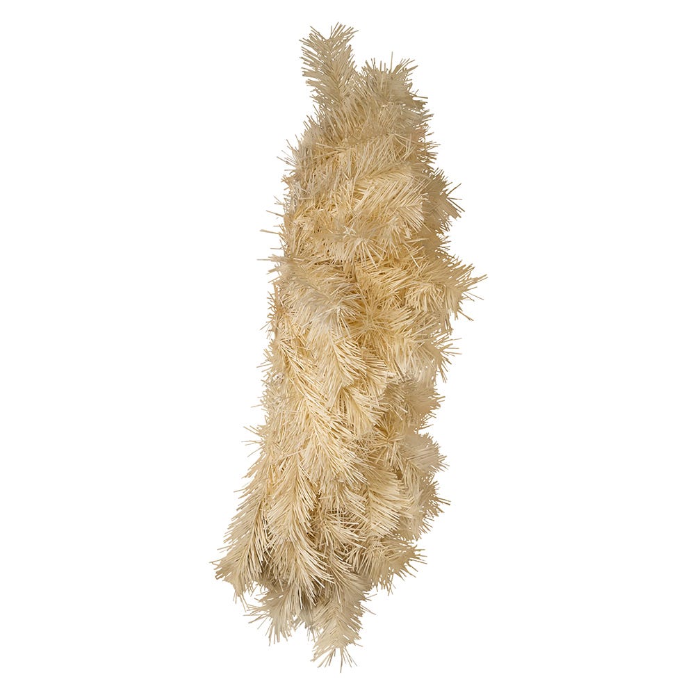 Kurt Adler 30-Inch Unlit Cream Wreath